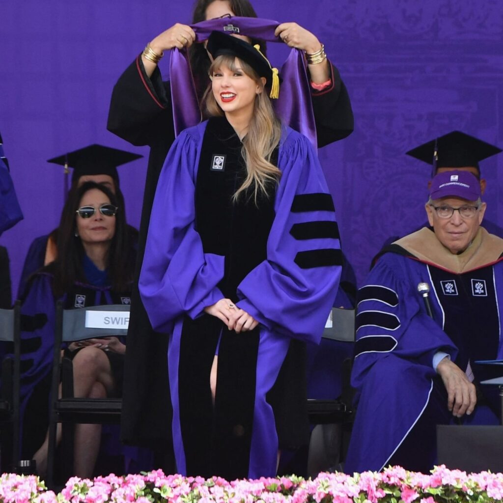 Taylor Swift receives her Honorary Doctorate at the NYU 2022 All-University Commencement (2022)