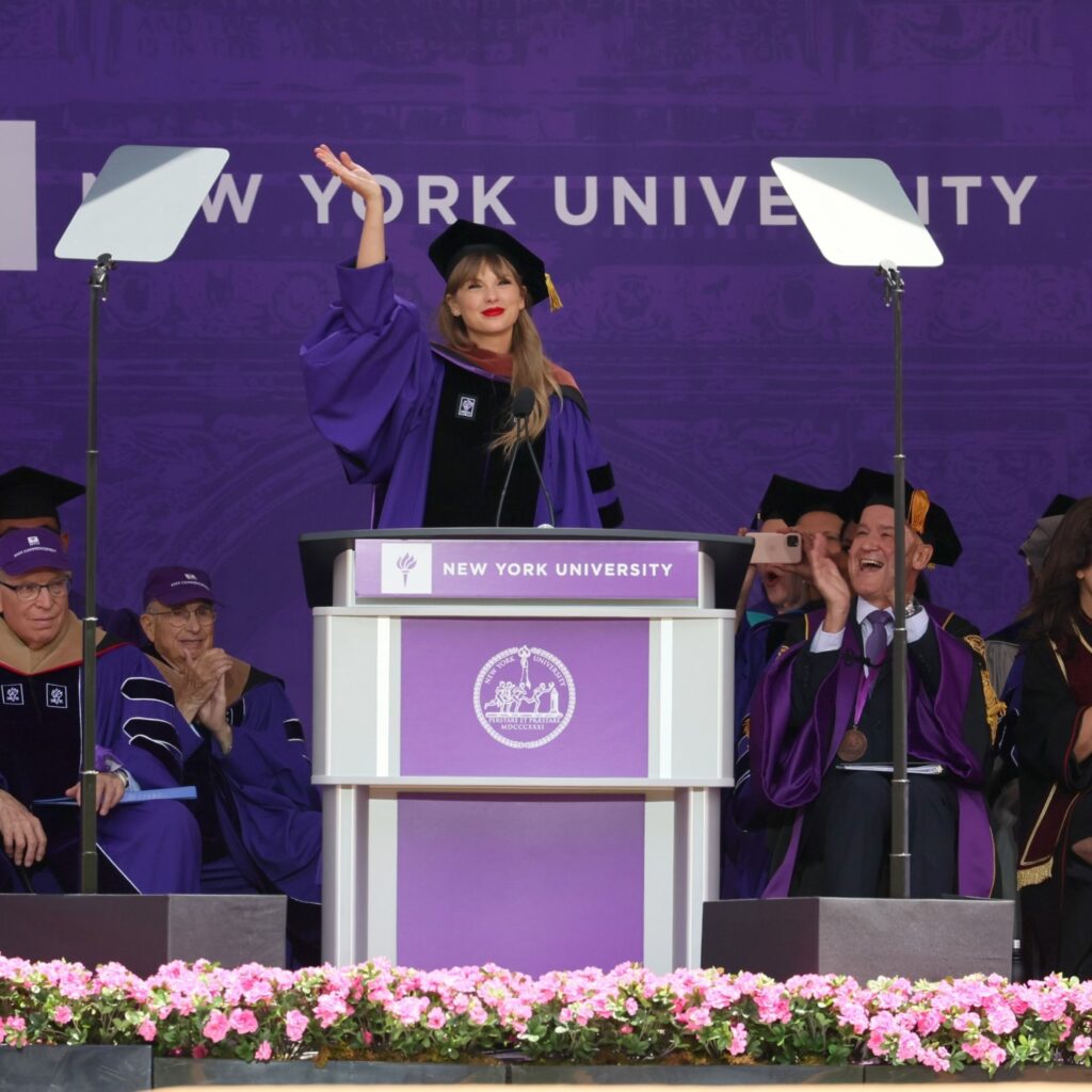 Taylor Swift receives her Honorary Doctorate at the NYU 2022 All-University Commencement (2022)