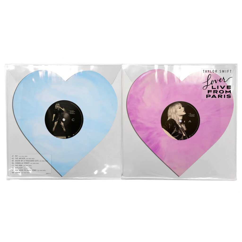 Lover (Live From Paris) Heart Shaped Vinyl