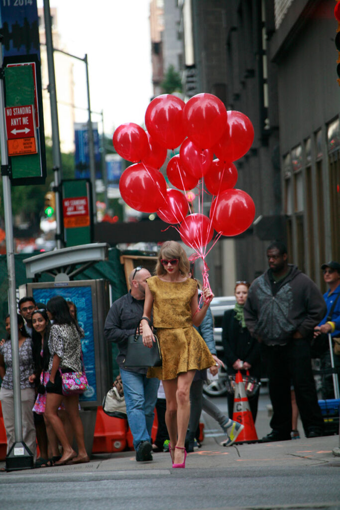 Taylor Swift in a 1989 commercial for Target (Tim Grant/Splash News, 2014)